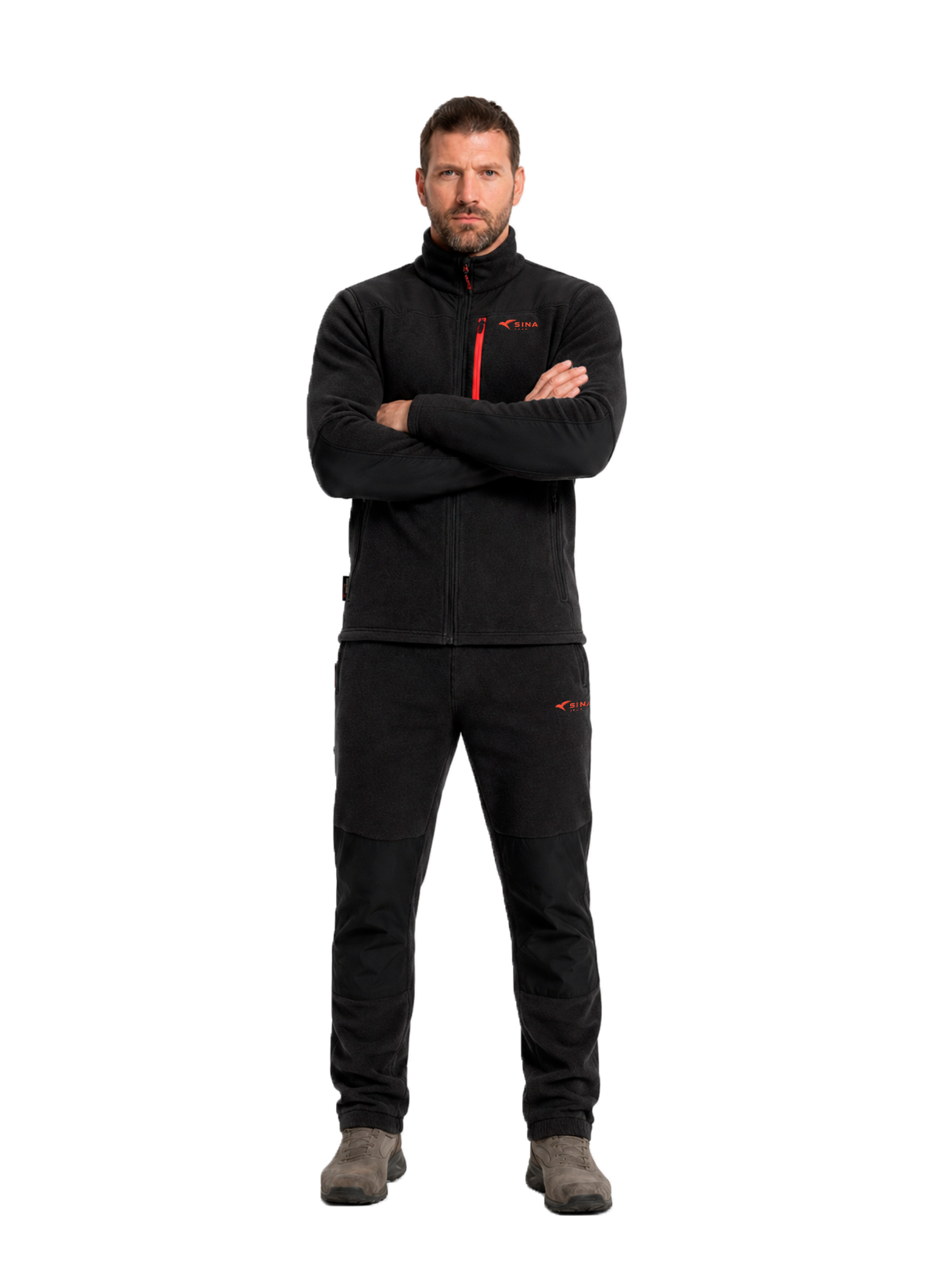 Брюки мужские флисовые SoftThermo Ultra black 