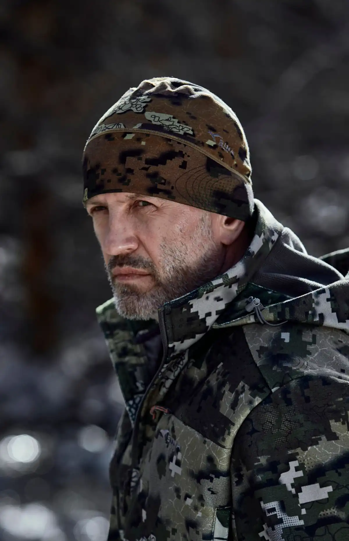 Шапка из шерсти мериноса Wild Wool Adaptive Camo